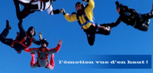 Image saut de parachutistes